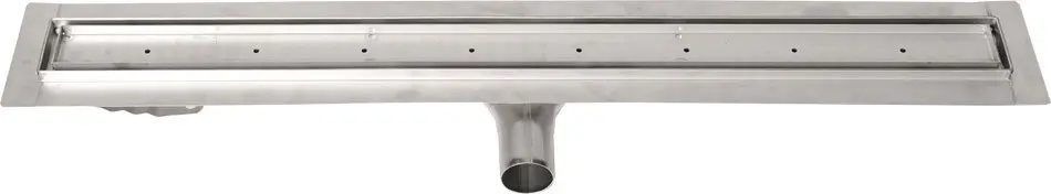 Gelco Manus - Душ канал от неръждаема стомана с решетка PIASTRA за плочки, 95x13x6 см GMP85