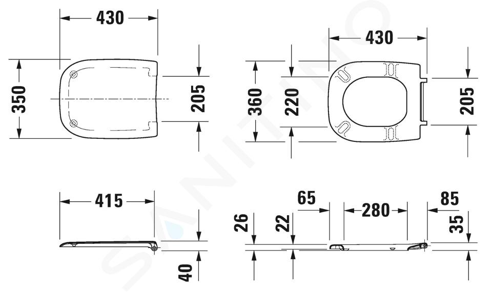 Abattant duravit d outlet code