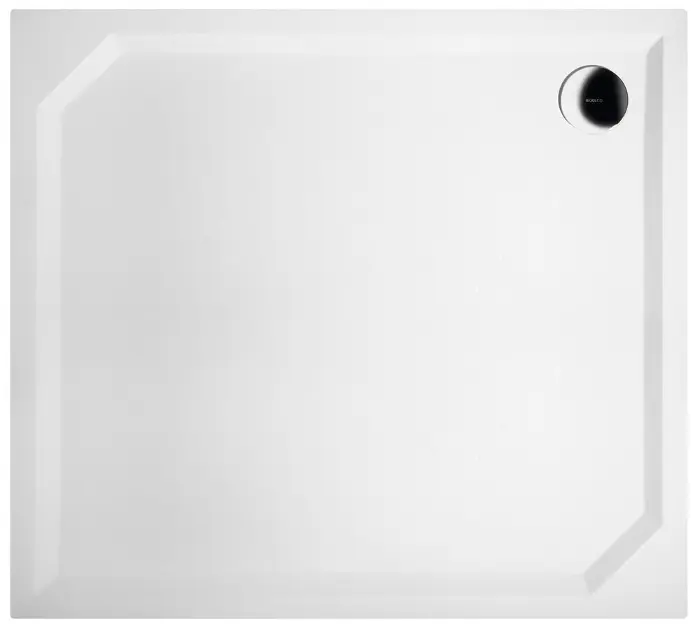 Gelco - SARA shower tray made of cast marble, 100x90 cm, white HS10090