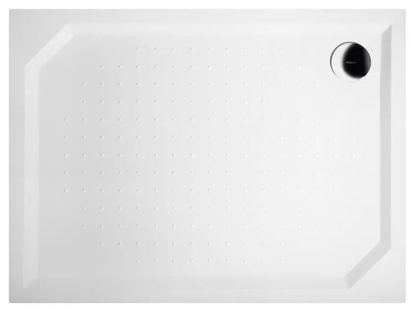 Gelco - SARA shower tray made of cast marble, 120x90 cm, white GS12090