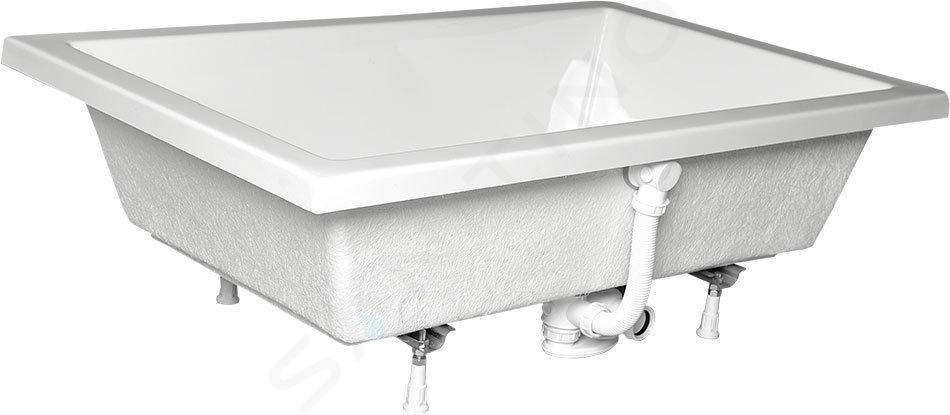 Receveur de douche 830x670x55mm en PST (polystyrène)