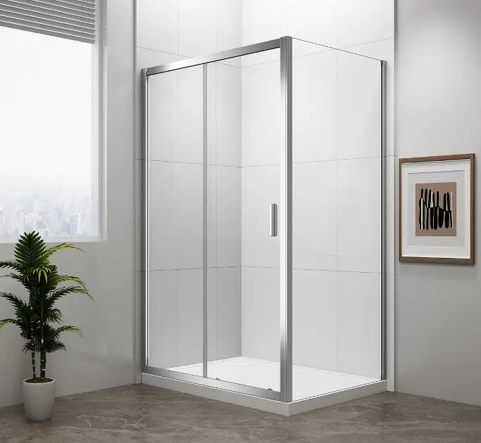 Polysan Easy Line - Душ кабина 120x80 см, хром/прозрачно стъкло EL1215EL3215