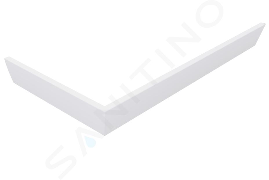 Polysan Karia - Hoekpaneel 1200x900 mm, rechts, wit 49812R