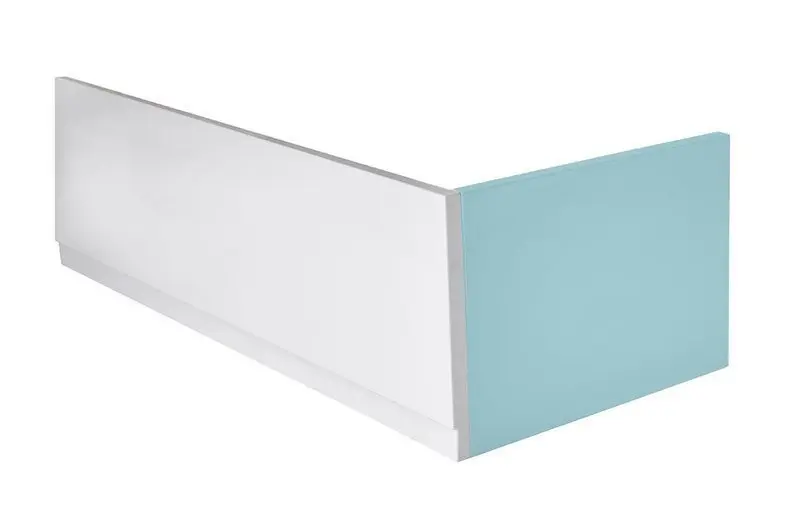 Polysan Plain - Panneau frontal, 165, gauche, 1650 x 590 mm, blanc 72615