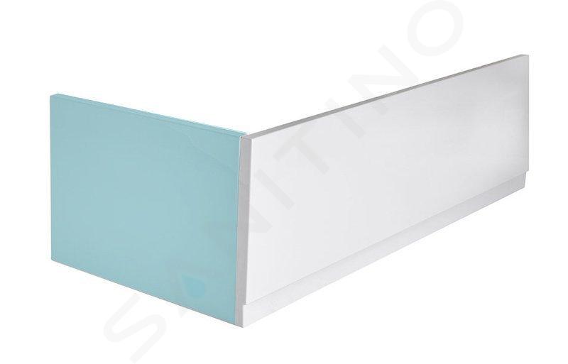 Polysan Plain - Panel frontal 180, derecho, 1800x590 mm, blanco 72804