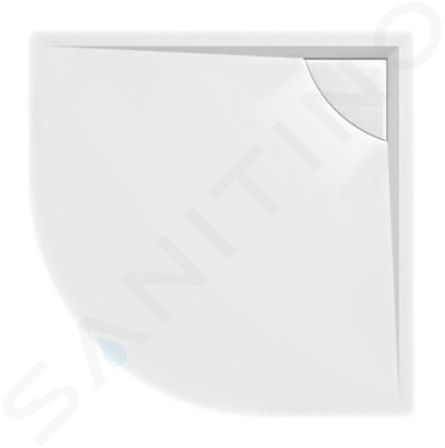 Polysan Piatti doccia - Piatto doccia LUSSA con copertura, 90x90 cm, R550, bianco 71602