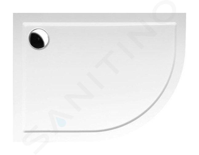 Polysan Receveurs de douche - Receveur de douche RENA L, 1000x800 mm, R550, gauche, blanc 75511