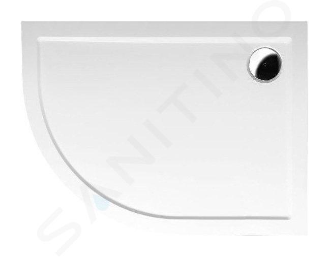 Polysan Piatti doccia - Piatto doccia RENA R, 100x80 cm, R550, dx, bianco 76511