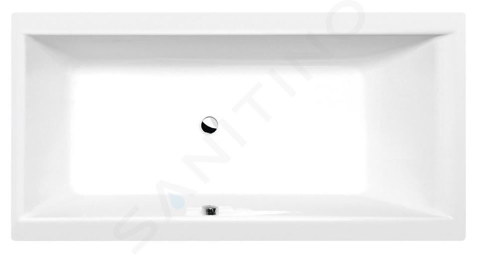 Polysan Vasche da bagno - Vasca da bagno rettangolare CLEO, 1800x900x480 mm, bianco 13111