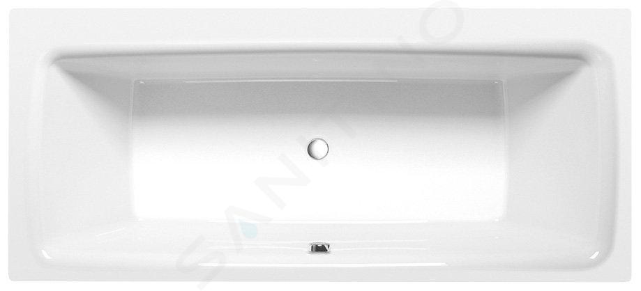 Polysan Vasche da bagno - Vasca da bagno rettangolare KVADRA, 1700x800x470 mm, bianco 18611