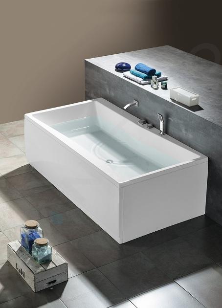 Polysan Vasche da bagno - Vasca da bagno Quest 1800x1000x490 mm, bianco  78511