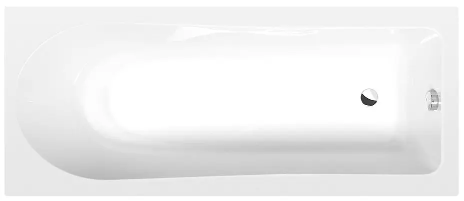 Polysan Badewannen - Rechteckbadewanne LISA, 160x70x47 cm, weiß 86111