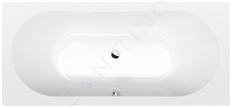 Polysan Baignoires - Baignoire rectangulaire VIVA B 175, 1750 x 800 x 470, blanc 88119