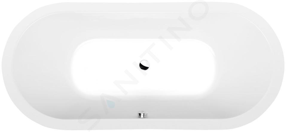 Polysan Baden - Bad VIVA O, 185x80x47 cm, wit 72179