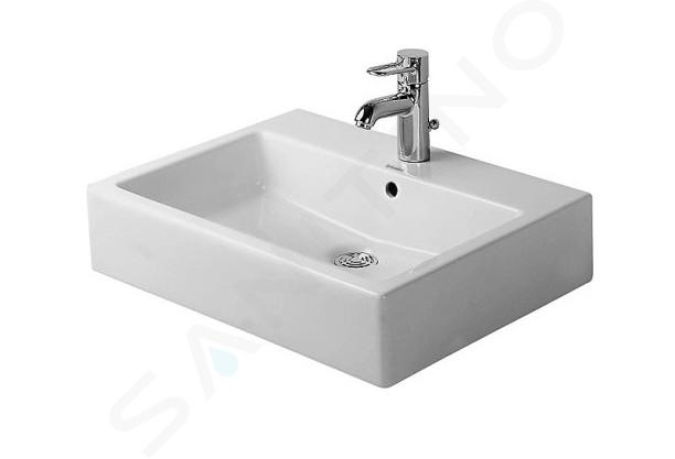 Duravit Vero - Vasque à poser, 500x470 mm, avec un trou pour robinetterie, blanc alpin 0452500000