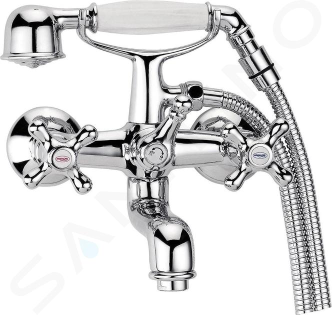 Aqualine Victoria - Mitigeur de baignoire avec accessoires, chrome VC10