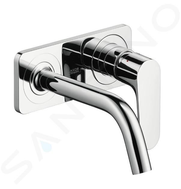 Axor Citterio M - Mélangeur lavabo avec réservoir de chasse encastré, chrome 34112000