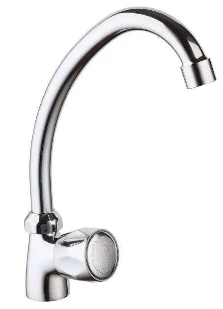 Aqualine - Стойков кран, въртящ се, за студена вода, хромиран ZY1807