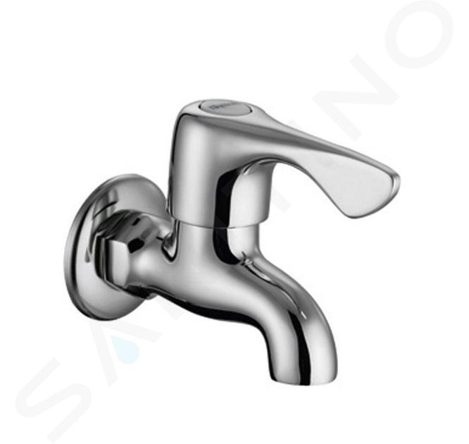 Aqualine Ventily - Nástenný guľový ventil 1/2", chróm ZY12033