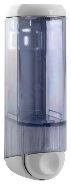 Aqualine Hotelprogramma - Vloeibare zeepdispenser MARPLAST, inhoud 250 ml, wit 605BI