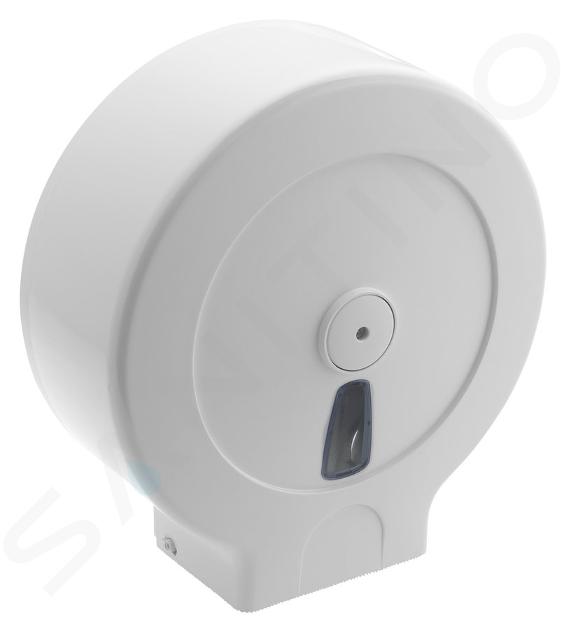 Aqualine Hotelprogramma - Toiletpapierdispenser 330x330x130 mm, wit 608