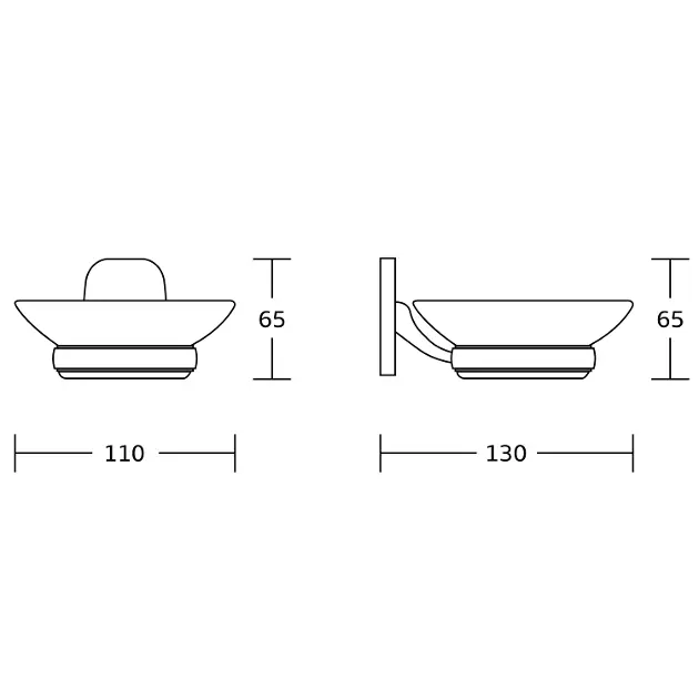Aqualine rumba m dlenka chrom ml n sklo rb102 sanitino cz