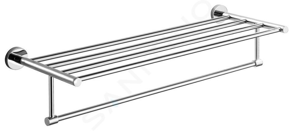 Aqualine Samba - Törölközőtartó csapdával, 625 mm hosszú, krómozott SB114