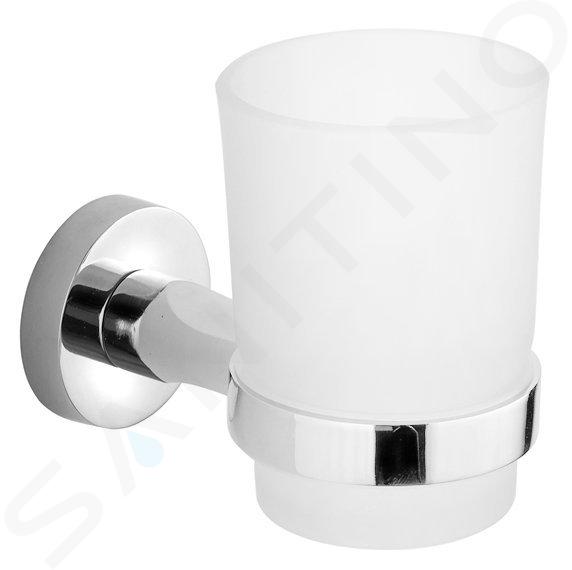 Aqualine Samba - Dispenser sapone, vetro opaco SB119