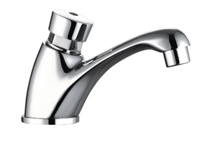 Aqualine - Self-closing pedestal valve for the sink, chrome ZY12053