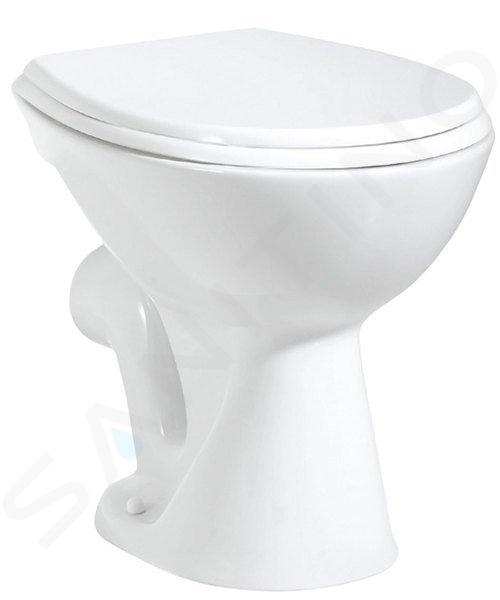 Aqualine Keramiek - Staand toilet, afvoer horizontaal, wit TP330