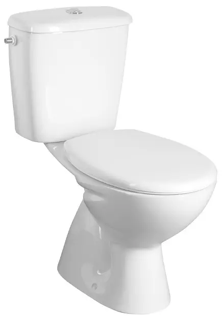 Aqualine Miguel - WC kombi, spodný odpad, biela LC2258