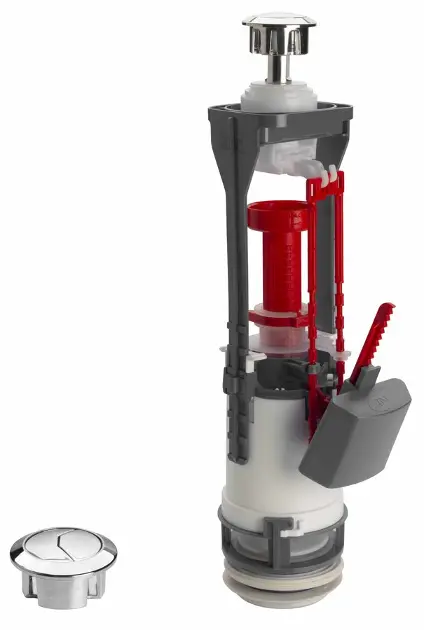 Aqualine Spoelers - Energiebesparende spoelklep, tweeknops OVDC001