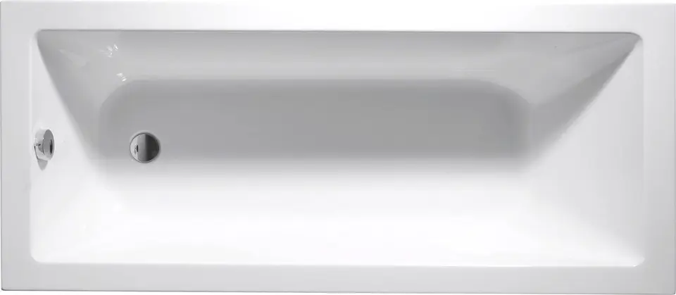 Aqualine - DOUBRAVA-suorakulmainen kylpyamme, 170 x 70 x 42 cm, valkoinen A1770