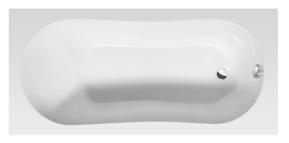Aqualine - JIZERA kylpyamme, 150x70x39 cm, valkoinen G1570