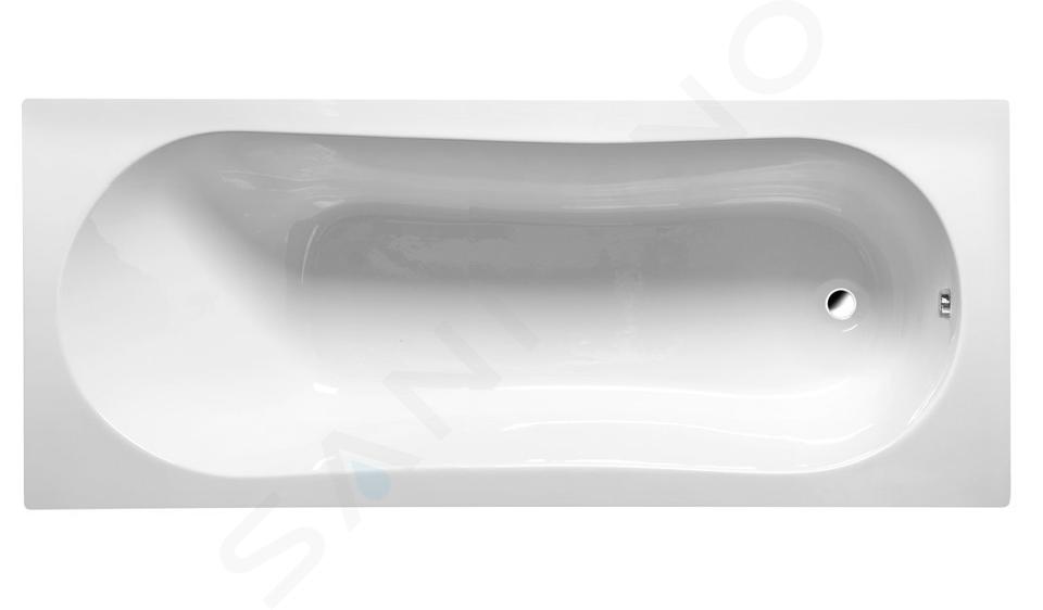 Aqualine Badewannen - Badewanne JIZERA, 170x70x39 cm, weiß G1770