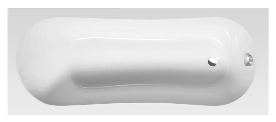 Aqualine - JIZERA kylpyamme, 170x70x39 cm, valkoinen G1770