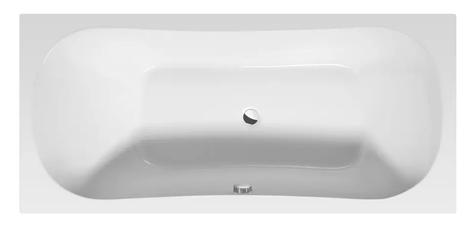 Aqualine - JIZERA kylpyamme, 180x80x39 cm, valkoinen G1880