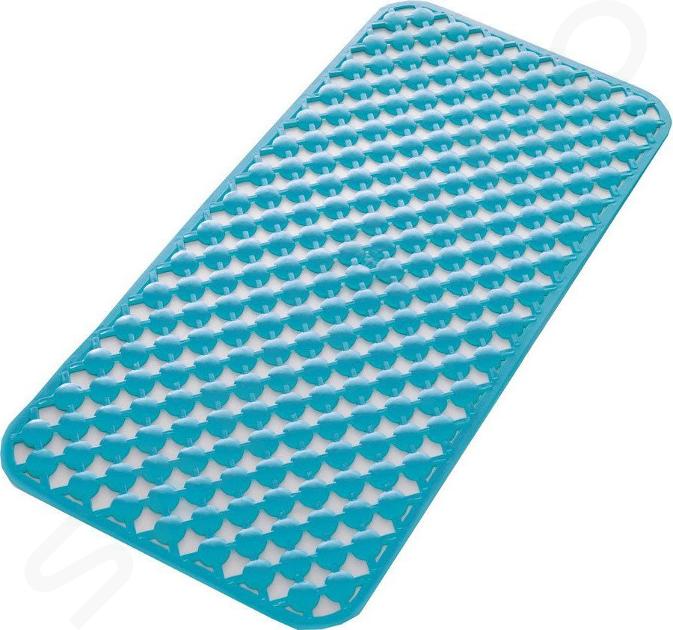 Aqualine Geo - Tapis de bain antidérapant en caoutchouc, bleu 97367111