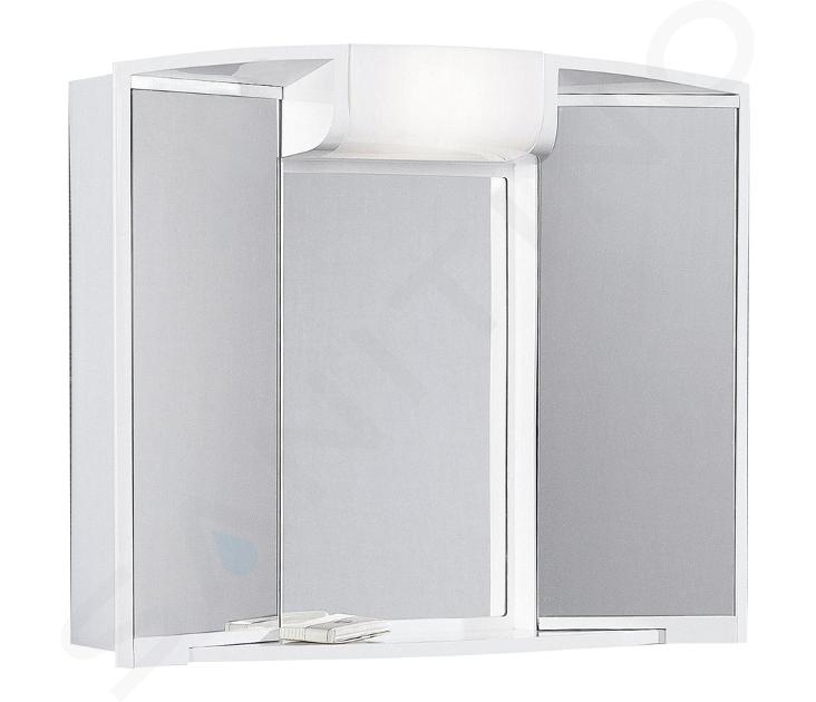 Aqualine Angy - Armoire de toilette 590x500x150 mm, blanc 541202