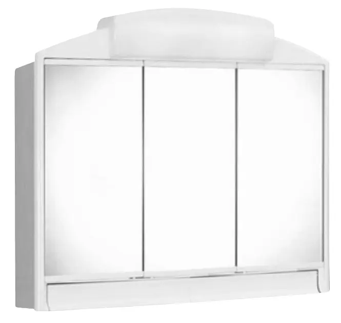 Aqualine Rano - Spiegelkast 59x51x16 cm, wit 541302