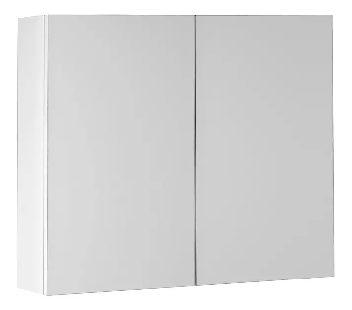 Aqualine Vega - Zrkadlová skrinka, 80x70x18 cm, biela VG080