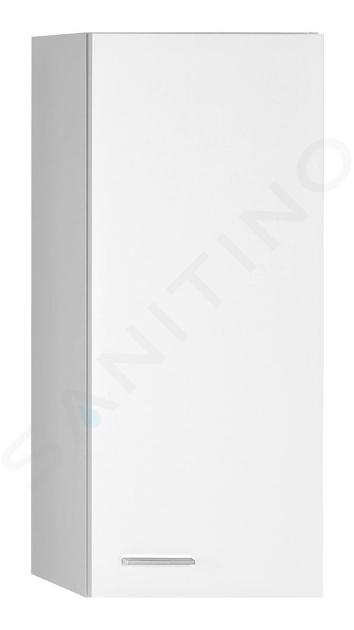Aqualine Zoja - Akasztószekrény 350x760x230 mm, fehér színben 50334