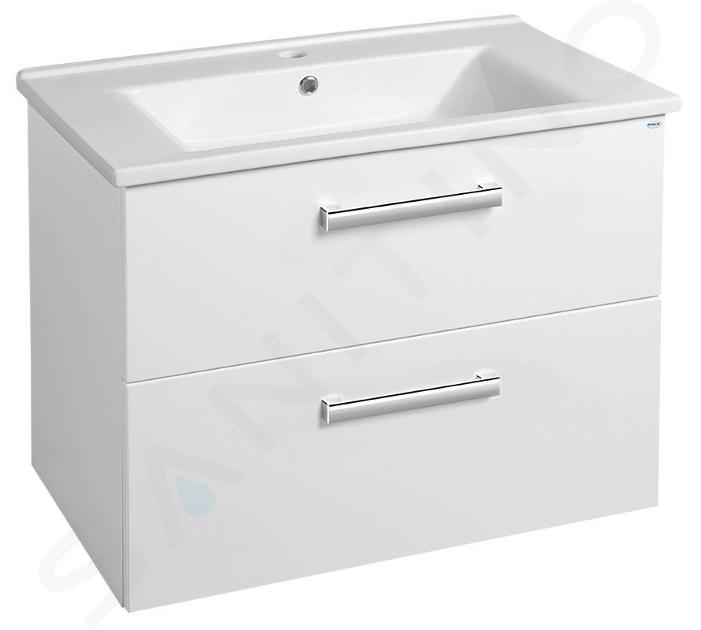 Aqualine Vega - Meuble lavabo 72x58x44 cm, blanc VG073