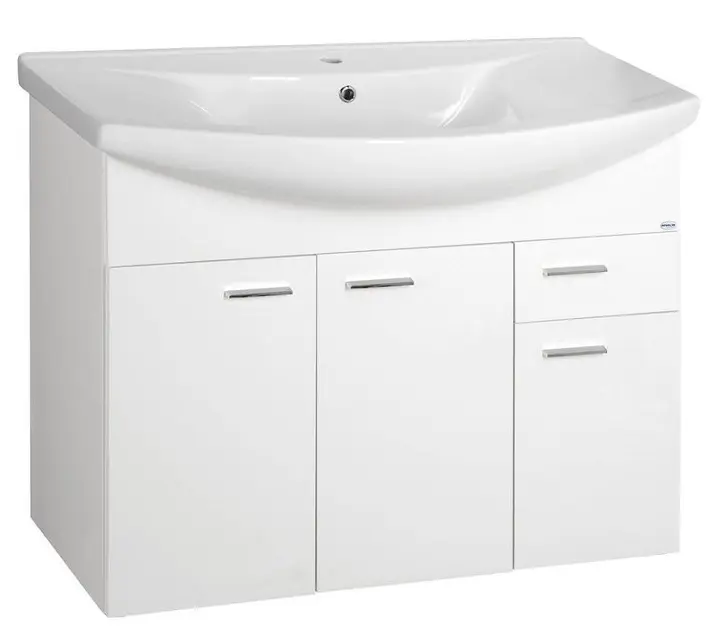 Aqualine Zoja - Szafka podumywalkowa 93x74x34 cm, biała 51094