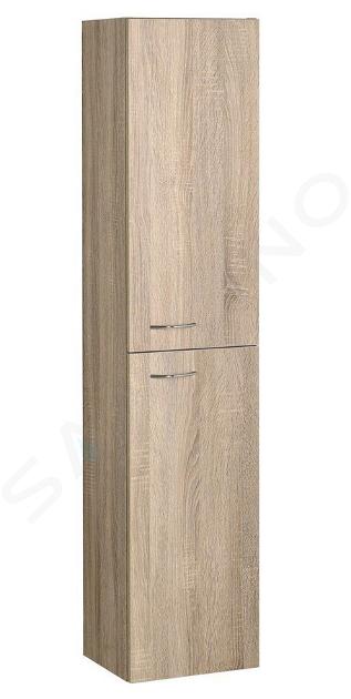 Aqualine Keramia Fresh - Armoire Zoja, 30x140x25 cm, chêne platine 51157