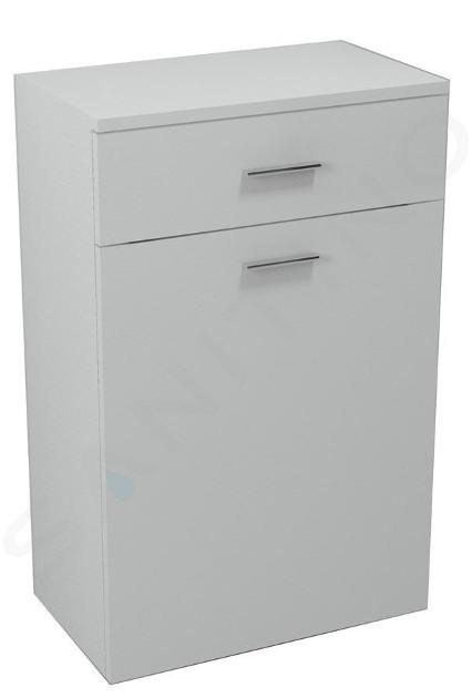 Aqualine Zoja - Armadio inferiore con cestino 50x78x29 cm, bianco 51310