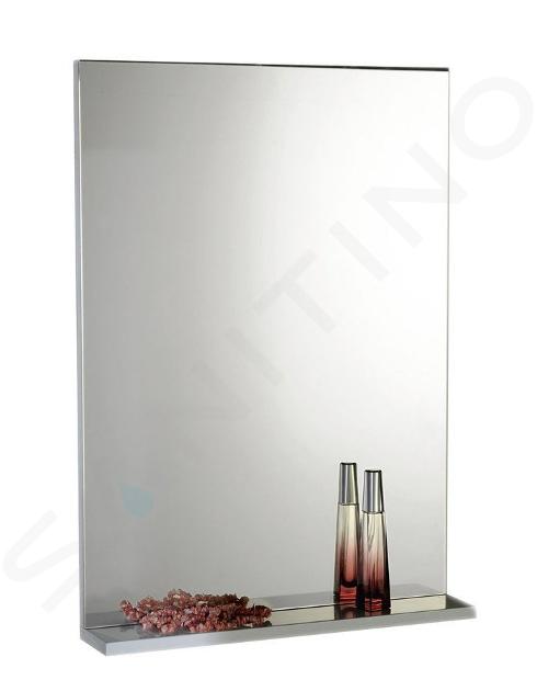 Aqualine Beta - Miroir 400x700 mm, avec étagère, verre/blanc 57395