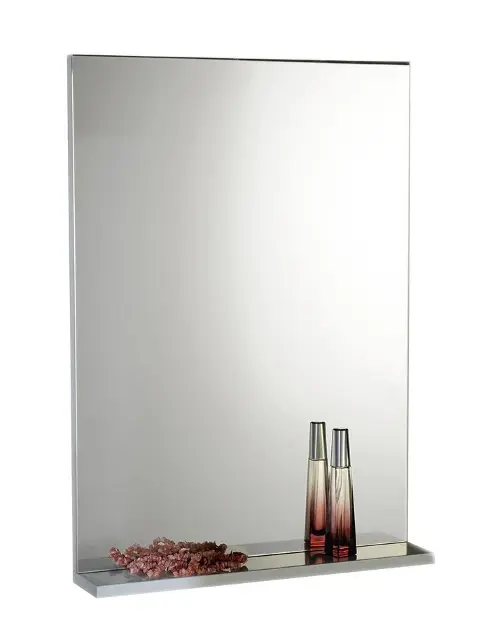 Aqualine Beta - Ogledalo 40 x 70 cm, s policom, staklo/bijelo 57395