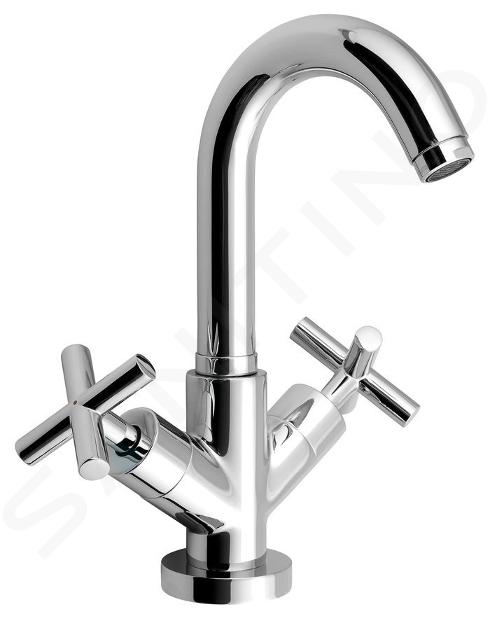 Sapho Reitano Rubinetteria Axia - Mitigeur de lavabo sans bonde, chrome 517/S