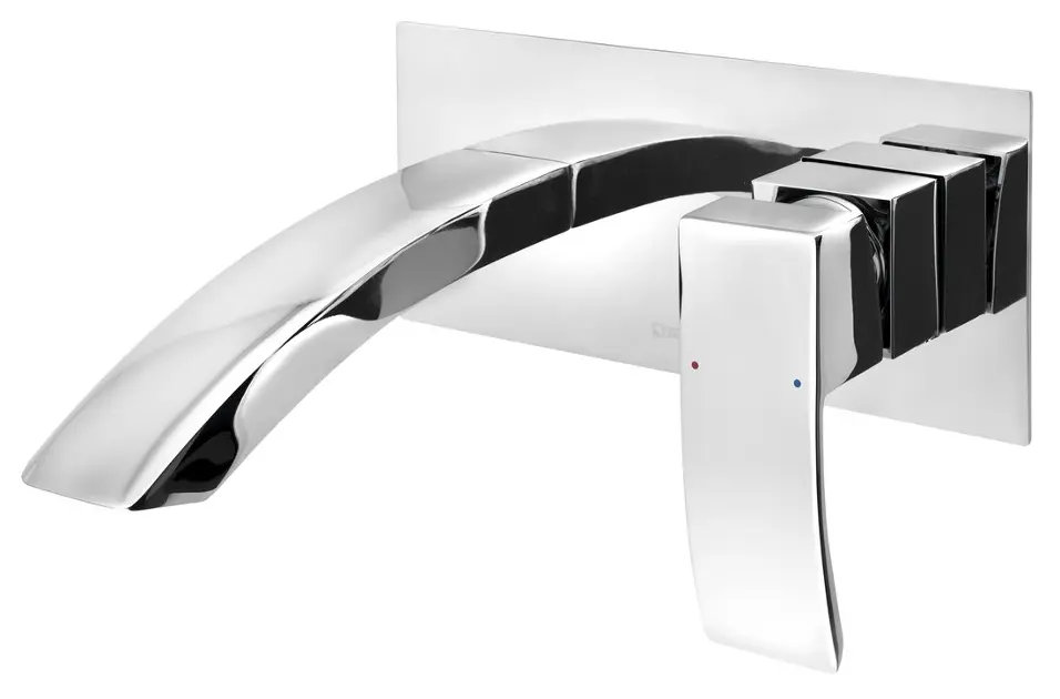 Sapho Ginko - Inbouw wastafelkraan met inbouwdeel, chroom 1101-07